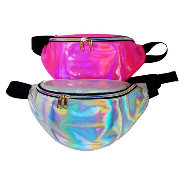 Iridescent Pink Waste Purse/Fanny Pack - Picture 3 of 6